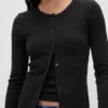Cardigan de punto Pointelle