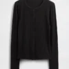 Cardigan de punto Pointelle