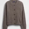 Cardigan oversize CashSoft con punto Shaker