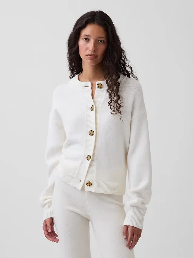 Cardigan oversize de punto grueso CashSoft