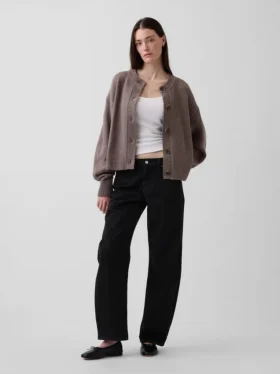 Cardigan oversize de punto grueso CashSoft