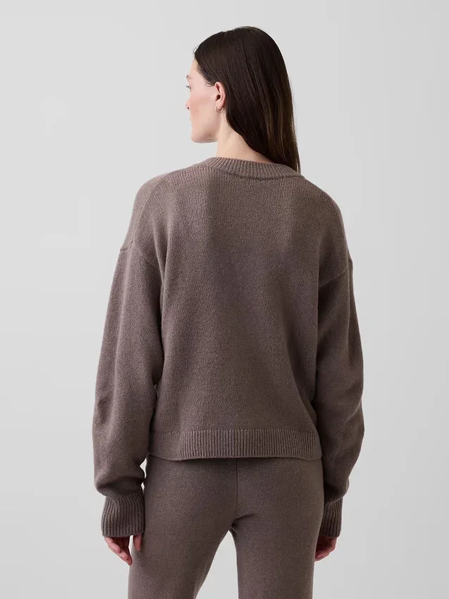 Cardigan oversize de punto grueso CashSoft