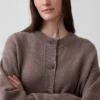 Cardigan oversize de punto grueso CashSoft