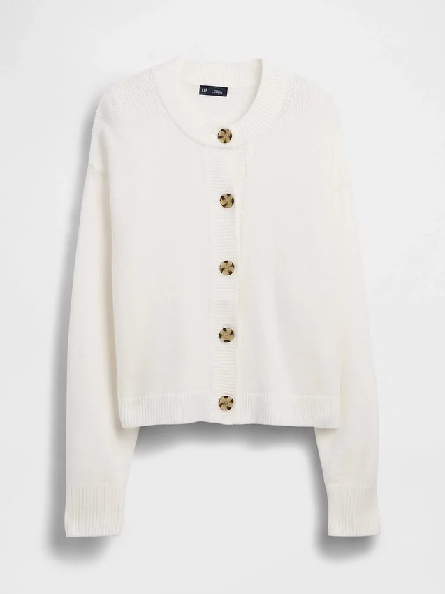 Cardigan oversize de punto grueso CashSoft