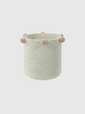 Cesta Bubbly de Lorena Canals, color natural-nude