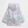 Chamarra impermeable con mariposas para bebés y niños