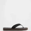 Chanclas con plataforma de lona