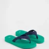 Chanclas con plataforma de lona