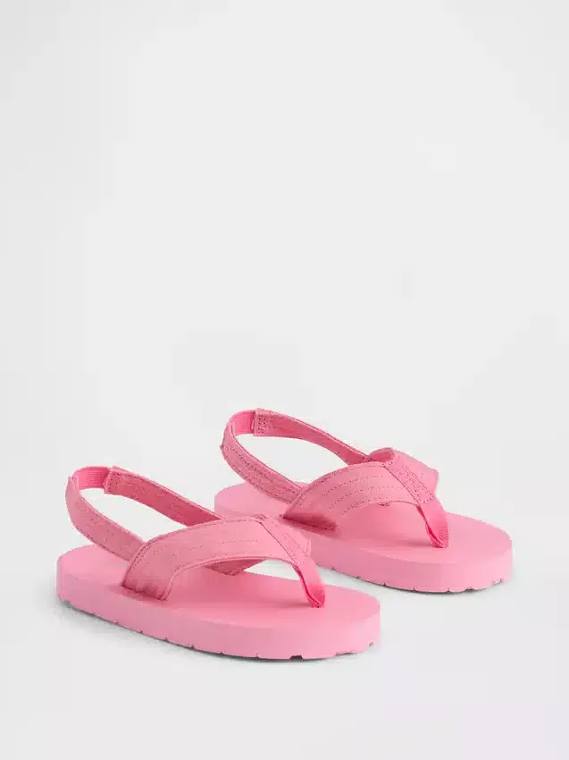 Chanclas de lona para niños pequeños