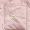Chaqueta acolchada con bordado floral para bebés y niños