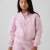 Chaqueta acolchada con cremallera de talla grande para niños