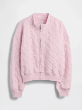 Chaqueta acolchada con cremallera de talla grande para niños
