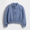Chaqueta acolchada con cremallera de talla grande para niños