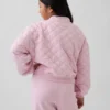 Chaqueta acolchada con cremallera de talla grande para niños