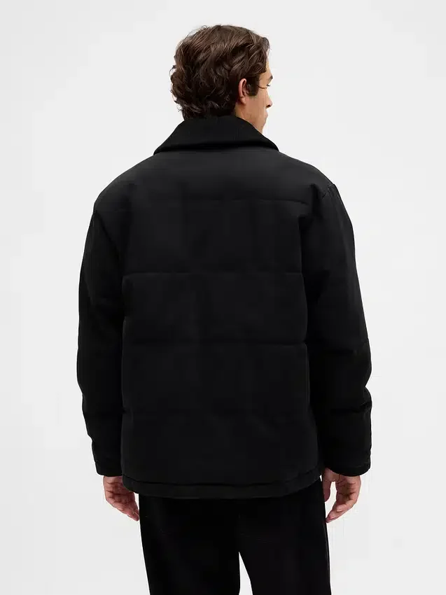 Chaqueta acolchada de lona
