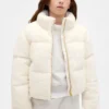 Chaqueta acolchada de sherpa para niños
