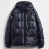 Chaqueta acolchada gruesa reciclada