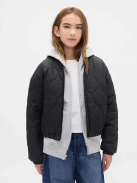 Chaqueta acolchada ligera reciclada para niños