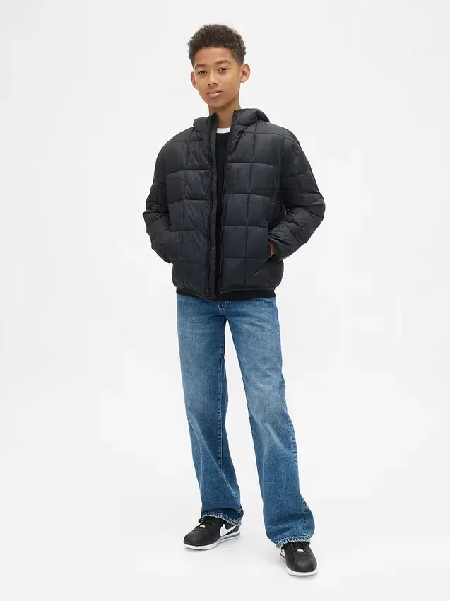 Chaqueta acolchada ligera reciclada para niños