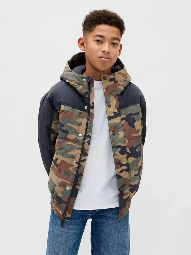 Chaqueta acolchada para niños