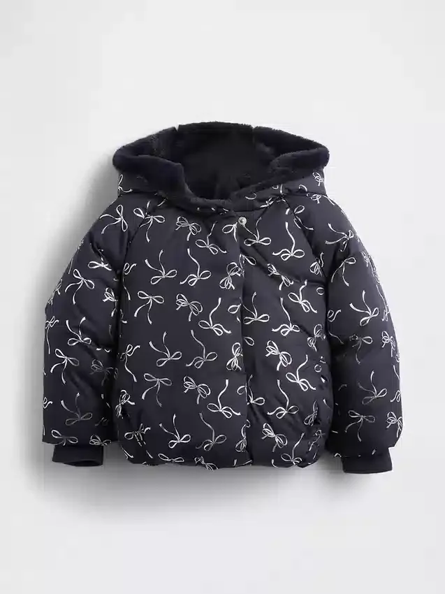 Chaqueta acolchada y abrigada para bebés y niños pequeños