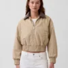 Chaqueta bomber de corte oversize