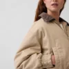 Chaqueta bomber de corte oversize