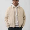 Chaqueta bomber de lona