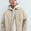 Chaqueta bomber de lona