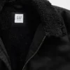 Chaqueta bomber de lona con forro de sherpa para niños