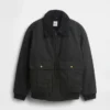 Chaqueta bomber de lona con forro de sherpa para niños