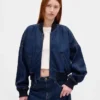 Chaqueta bomber de mezclilla ultrasuave