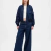 Chaqueta bomber de mezclilla ultrasuave