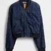 Chaqueta bomber de mezclilla ultrasuave