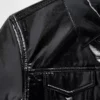 Chaqueta corta de charol vegano de Gapstudio