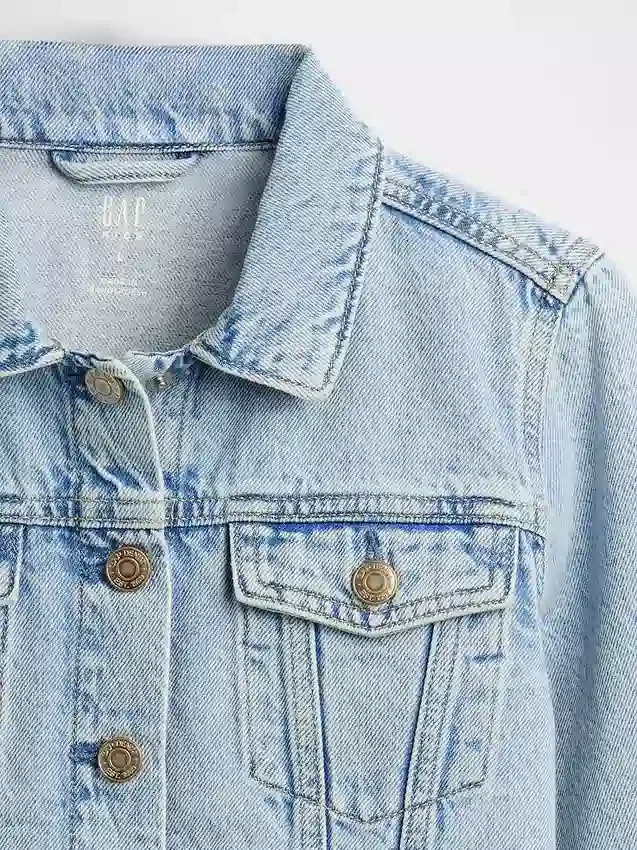 Chaqueta corta de mezclilla para niños