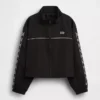 Chaqueta cortavientos con logo de estilo relajado para niños