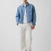 Chaqueta cuadrada de cambray