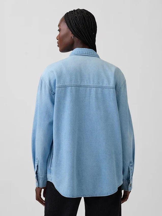 Chaqueta de camisa estilo western
