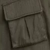 Chaqueta de campo de corte holgado