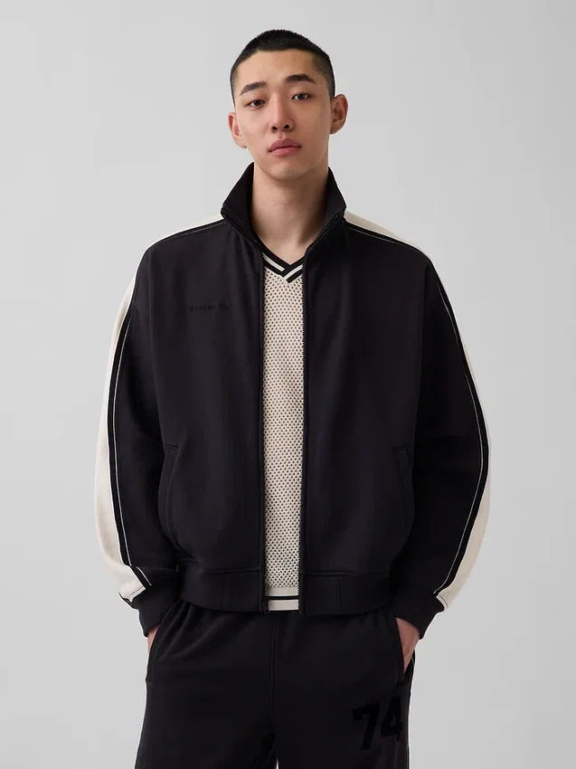Chaqueta de felpa francesa pesada Ouigap
