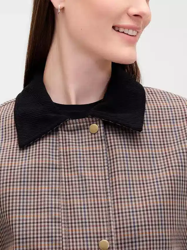 Chaqueta de granero a cuadros