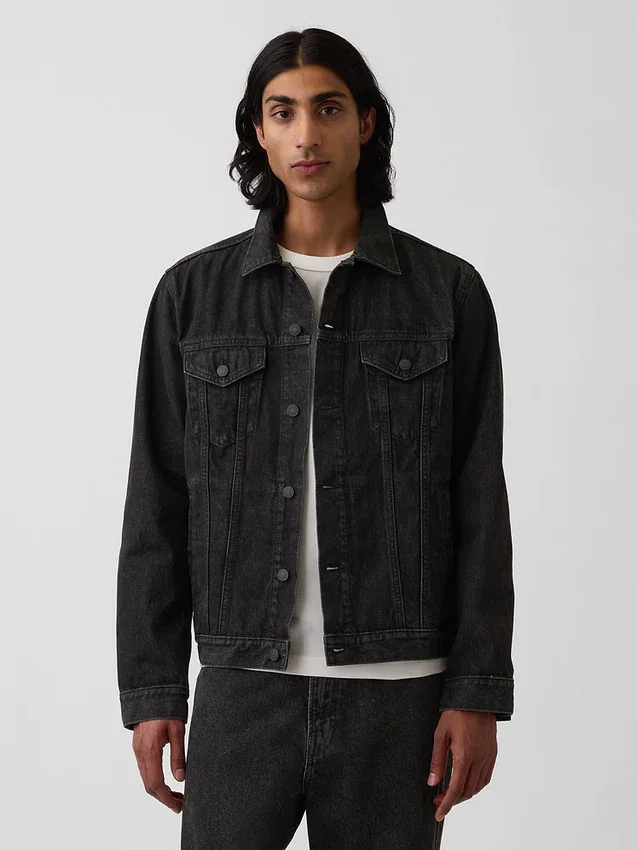 Chaqueta de mezclilla clásica icónica para adultos