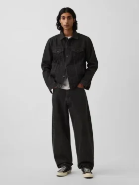 Chaqueta de mezclilla clásica icónica para adultos