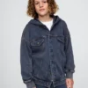 Chaqueta de mezclilla con capucha Icon para niños