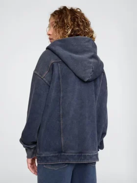Chaqueta de mezclilla con capucha Icon para niños