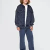 Chaqueta de mezclilla con capucha Icon para niños
