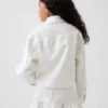 Chaqueta de mezclilla con ojales para niños