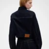 Chaqueta de mezclilla corta y holgada GAP × Victoria Beckham