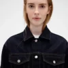 Chaqueta de mezclilla corta y holgada GAP × Victoria Beckham